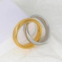 Ornate Obsession Silver Gold Bracelet - Thick
