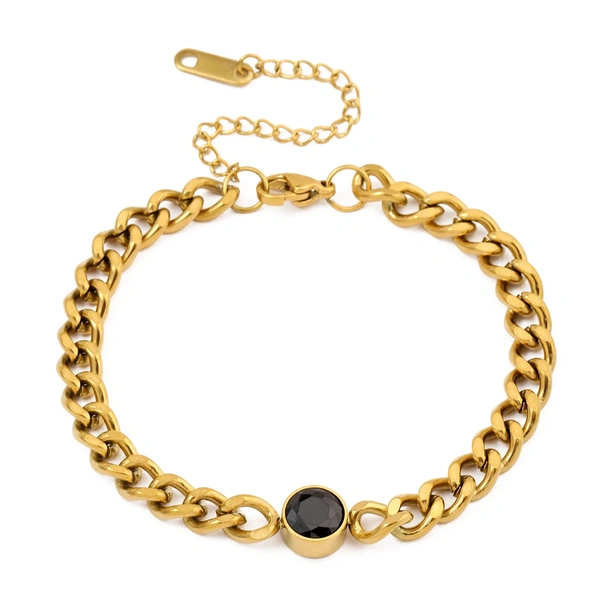 Linked Treasure Gold Bracelet