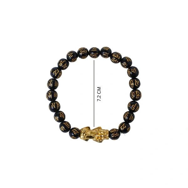 Elegant Onyx Beaded Bracelet