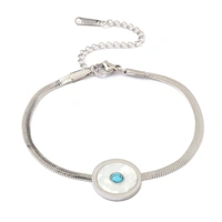 Eye of Protection Silver Bracelet