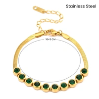 Reconnecting Green Gold Bracelet