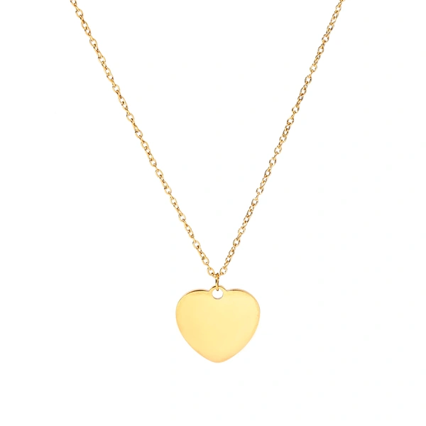 Cursive Heart Charm