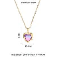 Flaming Passion Pendant - Gold