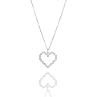 Dreamy Heart Silver Necklace