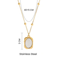 Mystical Rose Charm Gold Necklace
