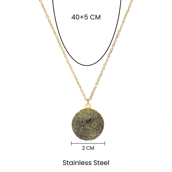 Soul Touch Thumbprint Necklace