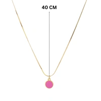 Berry Pink Gold Necklace