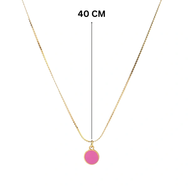 Berry Pink Gold Necklace