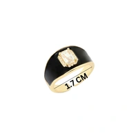 Bold Black Ring