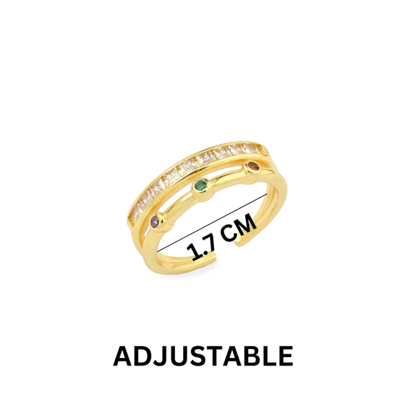 Crystal Cascade Ring             