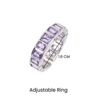Halley Tennis Silver Ring