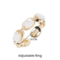 Shell Linked Gold Ring