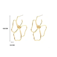 Flowers Floral Luxury Gold Earring