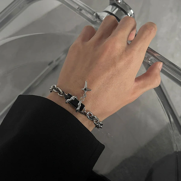 Dapper Design Stone Bracelet