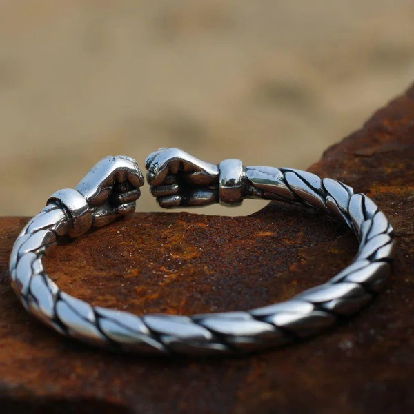 Bag Mitts Silver Cuff