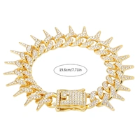 Gothic Thorns Bracelet - Gold