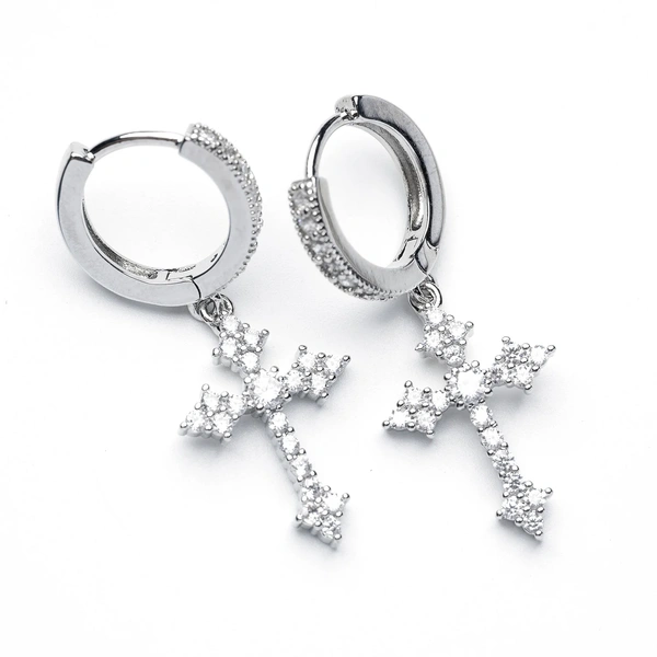 Celestial Cross Earrings