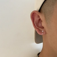 Bare Essentials Silver Earrings