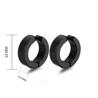 Non-pierced Clip On Earrings Black