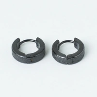Modern You Black Earrings