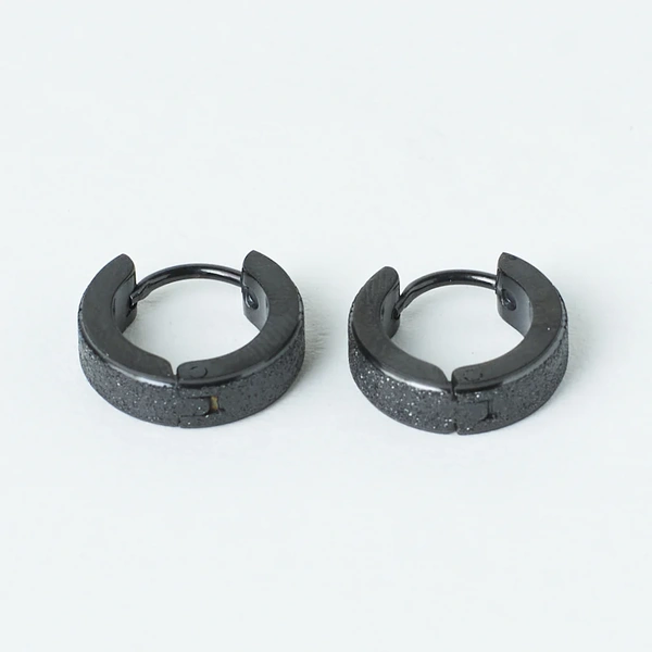 Modern You Black Earrings
