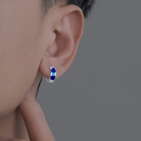 Contemporary Blue Hoop