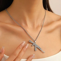 Ak 47 Silver Chain