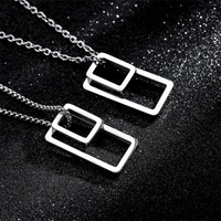 Architectural Contrast Silver Chain