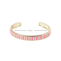 Regal Blush Charm Cuff