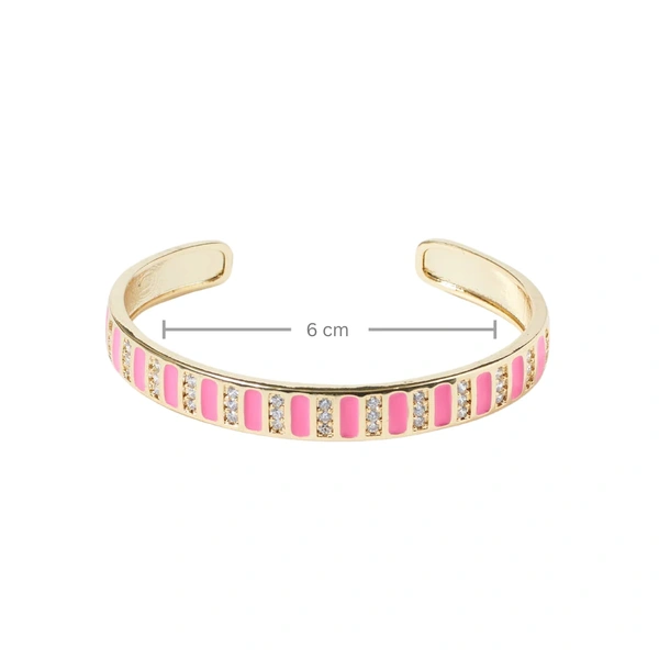 Regal Blush Charm Cuff