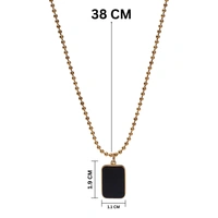 Studded Clover Hanging Silver & White Necklace