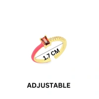 Chroma Sparkle Ring - Red