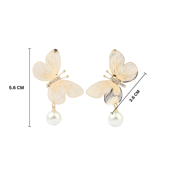 Buttery Pearl Luxury Gold Earring