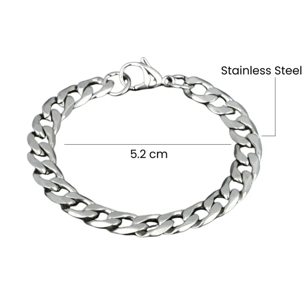 Modern Monk Silver Bracelet