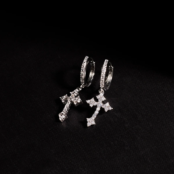 Celestial Cross Earrings