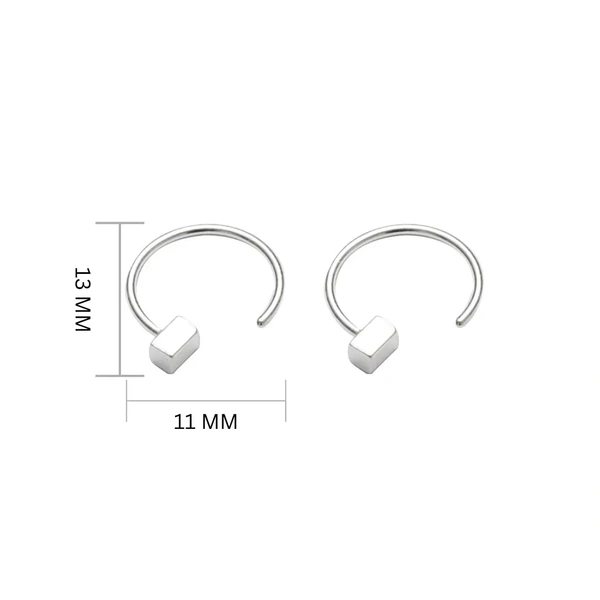 Bare Essentials Silver Earrings