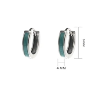 Sky Silver Hoop