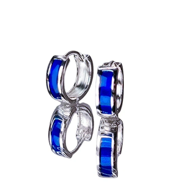 Contemporary Blue Hoop