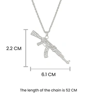 Ak 47 Silver Chain