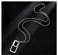 Architectural Contrast Silver Chain
