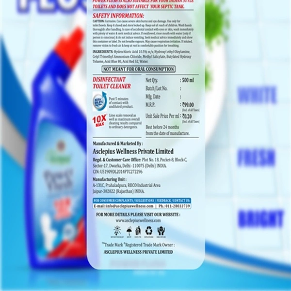 Power Flush Toilet Cleaner - 500 Ml