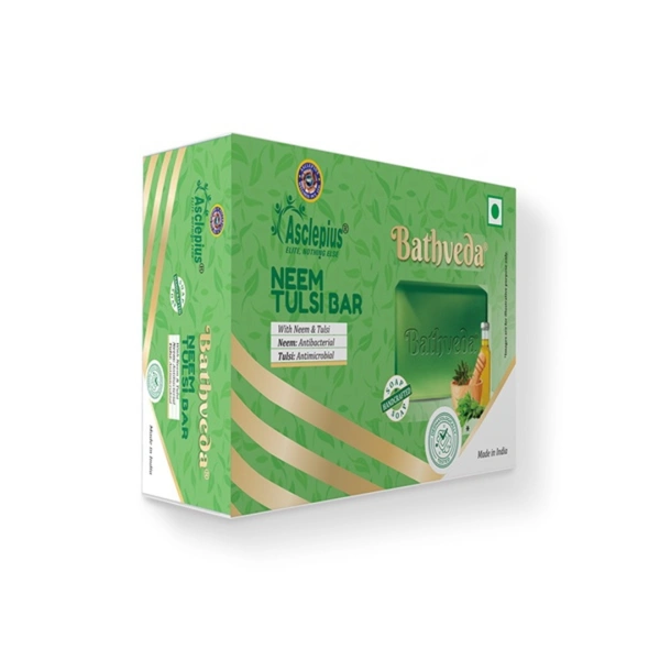 Bathveda Neem Tulsi Bar - 3 Pcs
