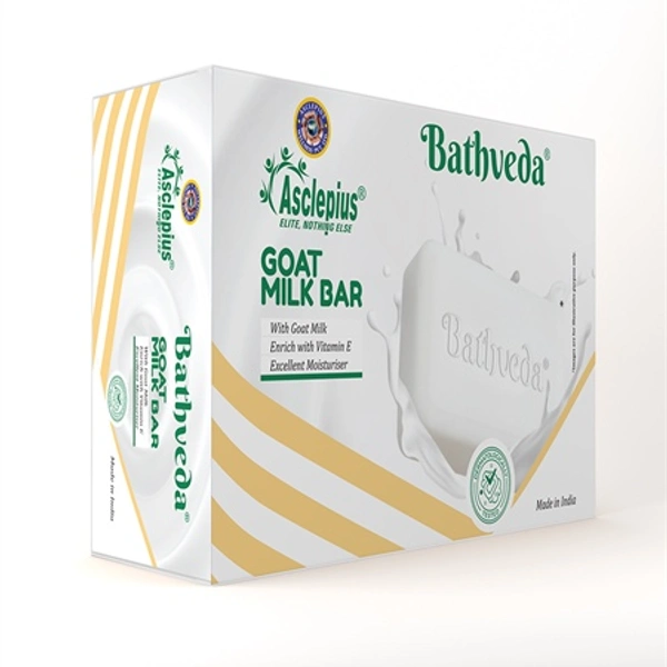 Bathveda Goat Milk Bar - 375 Gm