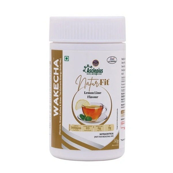 Naturfit Wakecha Lemon Lime Flavor - 50 Gm