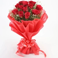 12 Red Roses Bouquet