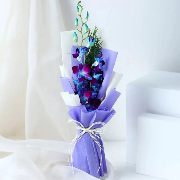 Blue Orchids Bouquet