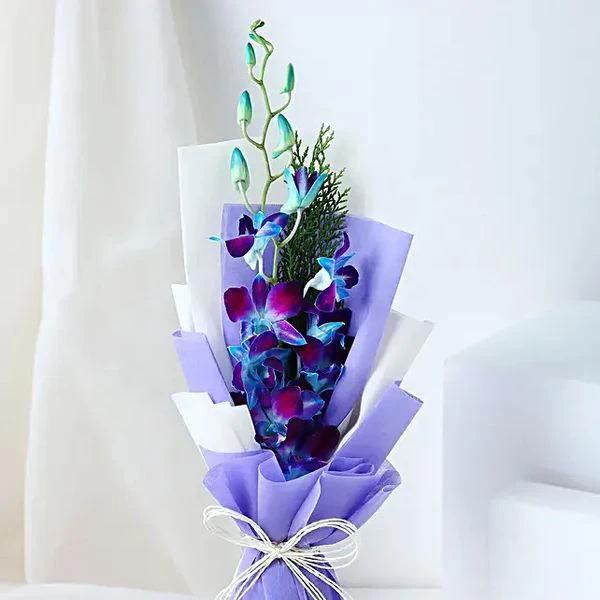 Blue Orchids Bouquet