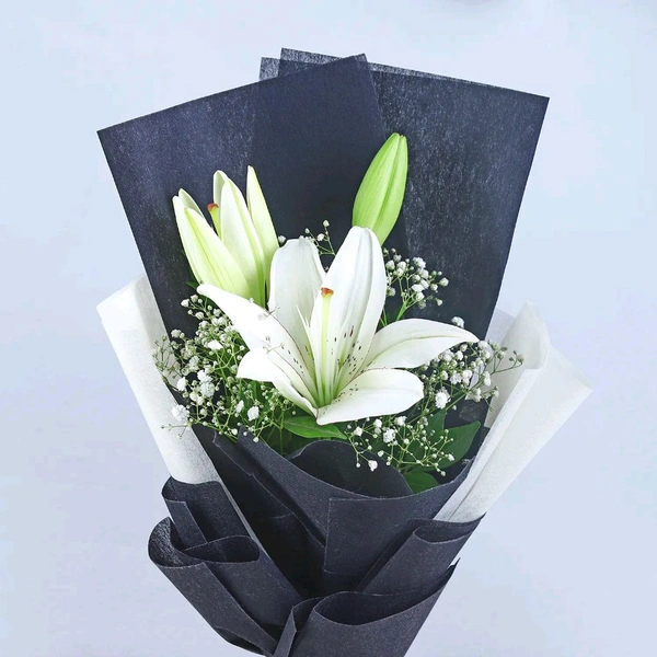 Single White Lily