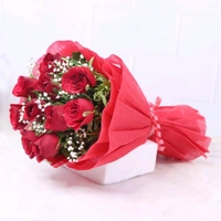 10 Red Roses Bouquet