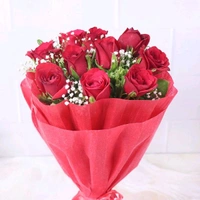 10 Red Roses Bouquet